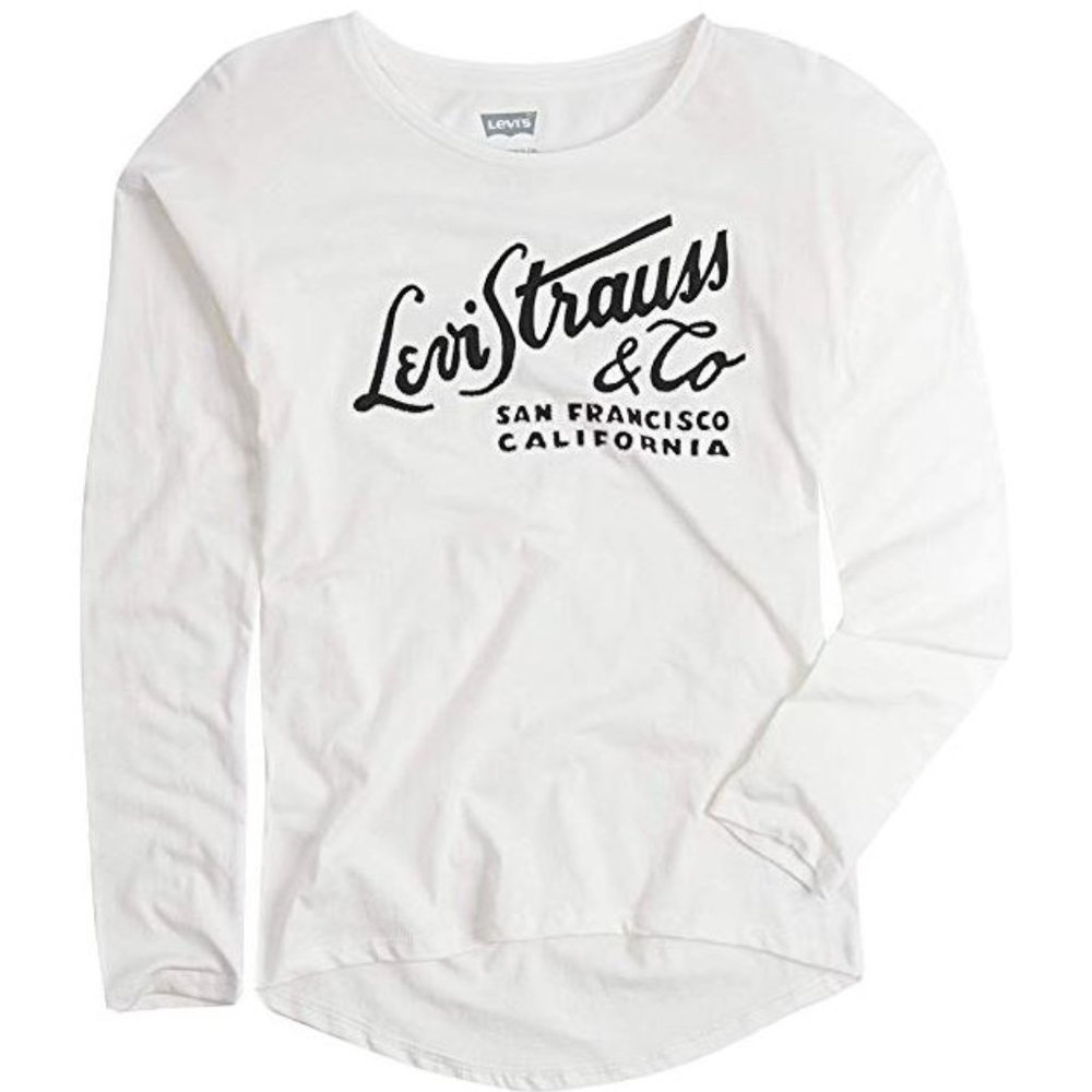 Levi's Girls' Little Long Sleeve Graphic T-Shirt